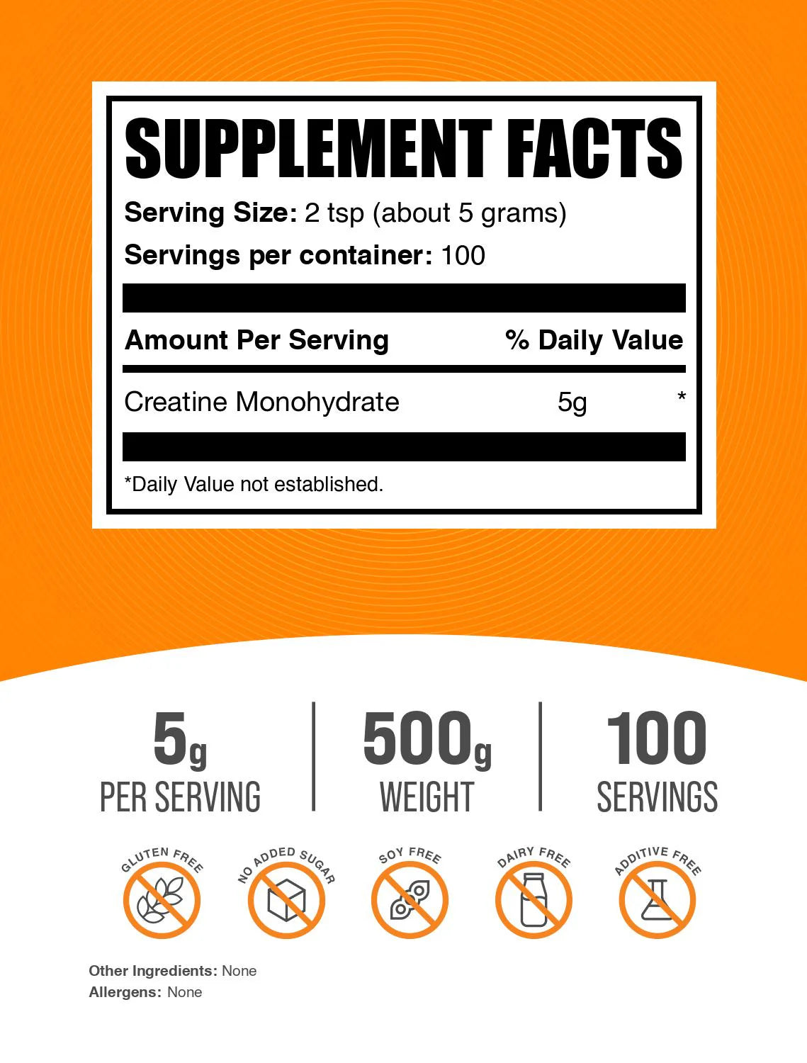 Creatine Monohydrate (Micronized) Powder