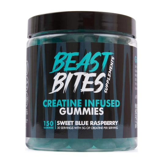 Creatine Monohydrate 5G Gummies, 30 Servings, Sweet Blue Raspberry, 150 Count