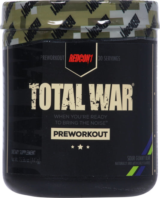 TOTAL WAR PRE-WORKOUT- Sour Gummy Bear